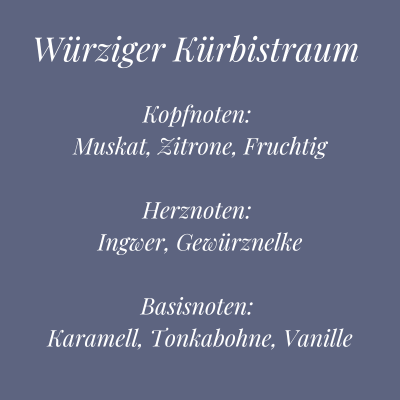 Duftkerze Würziger Kürbistraum