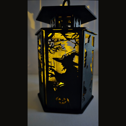 Deko Haunted Lantern – Hexenzauber im Schattenlicht