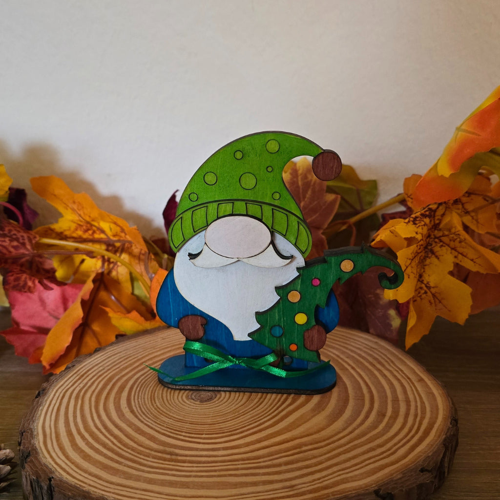 Handgemachte Holz-Wichtel – Herbst & Winter Edition