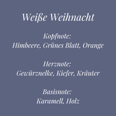 Duftkerze Weiße Weihnacht